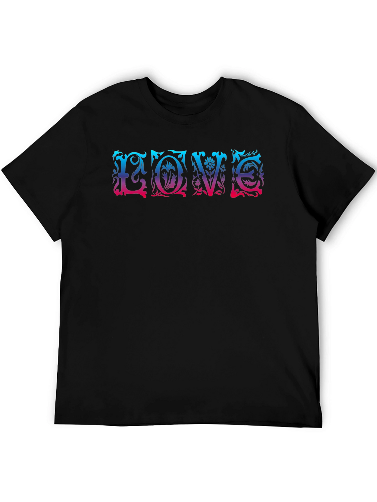 LOVE Floral Graphic T-Shirt - Trendy & Unique