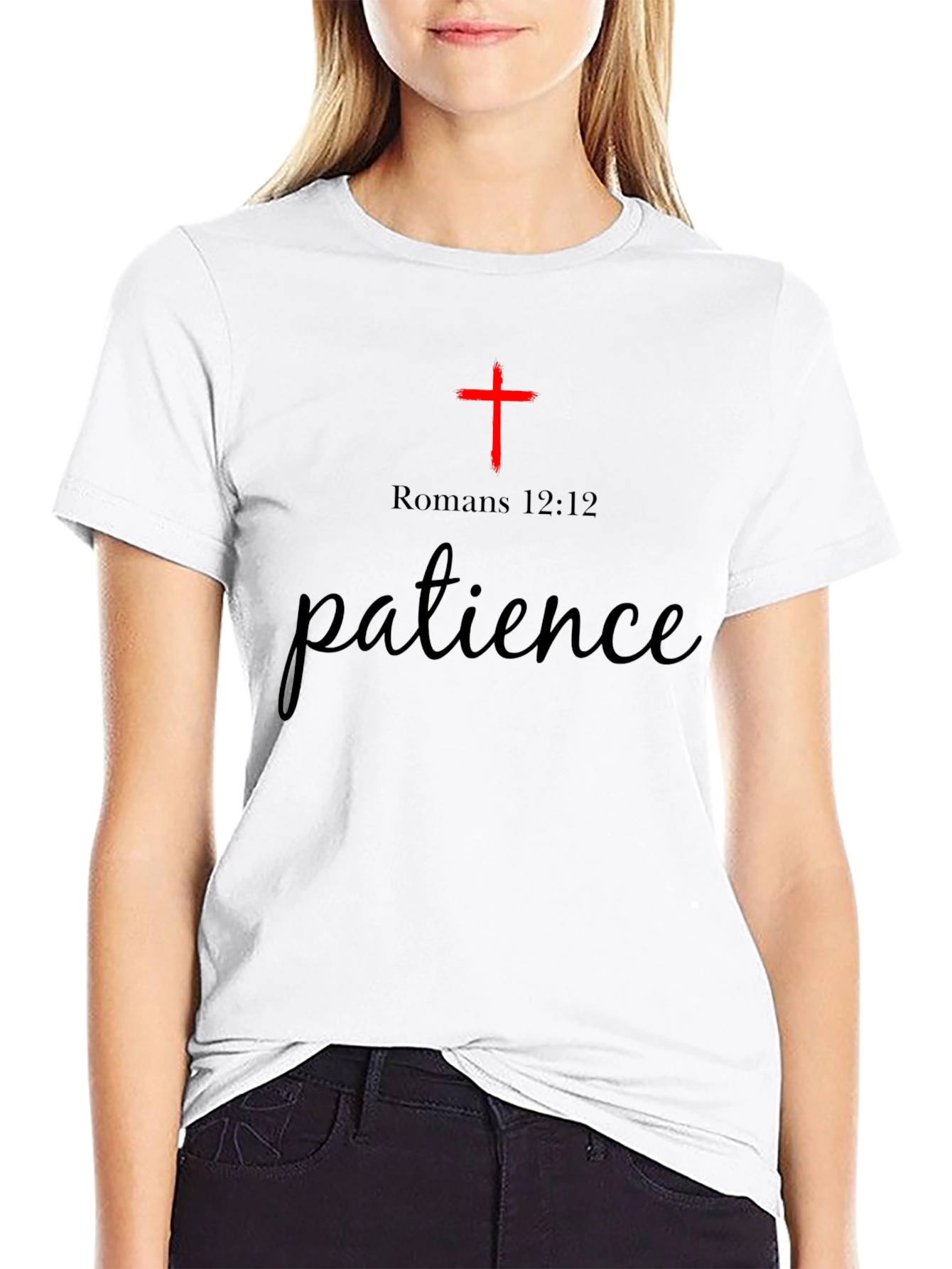 Faith-Based Patience Tee - Romans 12:12