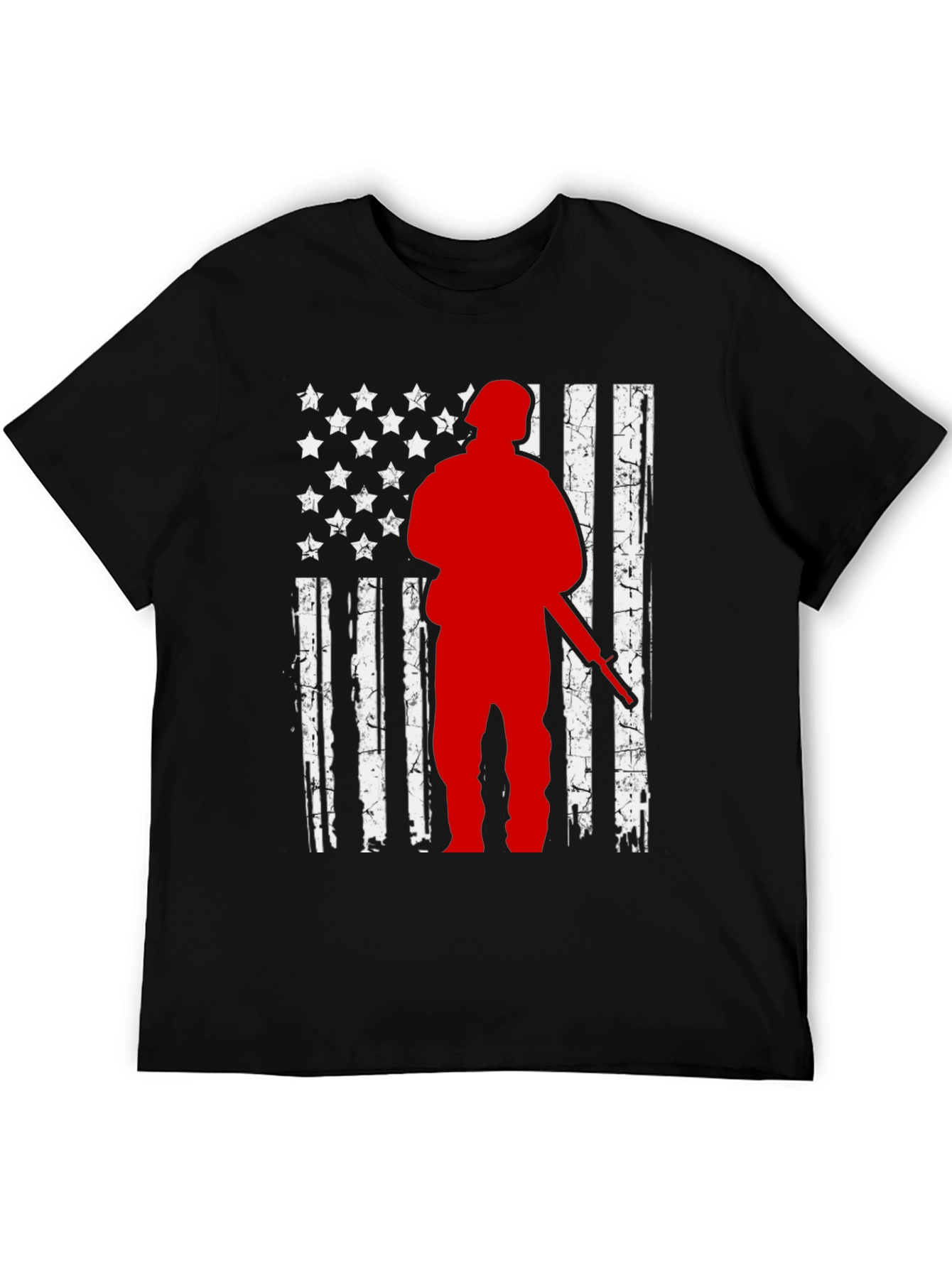 Hunter Flag Graphic Tee - Patriotic Style