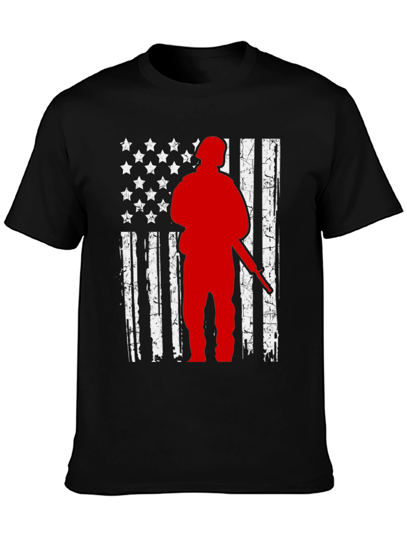 Hunter Flag Graphic Tee - Patriotic Style