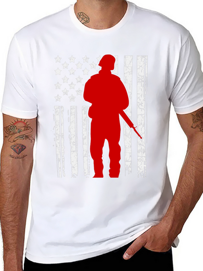 Hunter Flag Graphic Tee - Patriotic Style