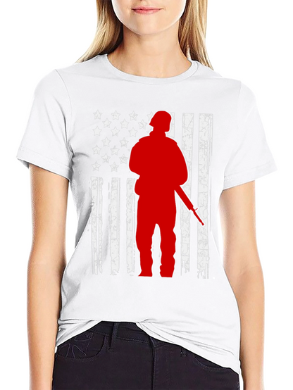 Hunter Flag Graphic Tee - Patriotic Style