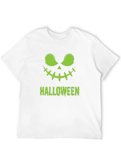 Halloween Jack-O-Lantern Graphic Tee - Black