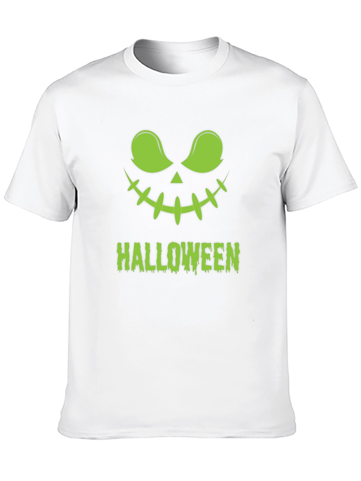 Halloween Jack-O-Lantern Graphic Tee - Black