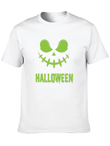 Halloween Jack-O-Lantern Graphic Tee - Black