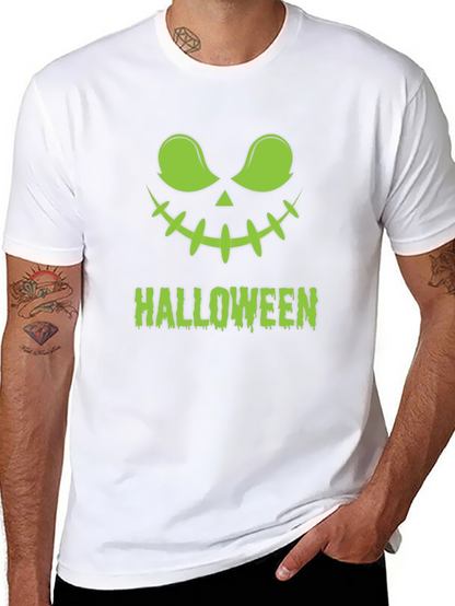 Halloween Jack-O-Lantern Graphic Tee - Black