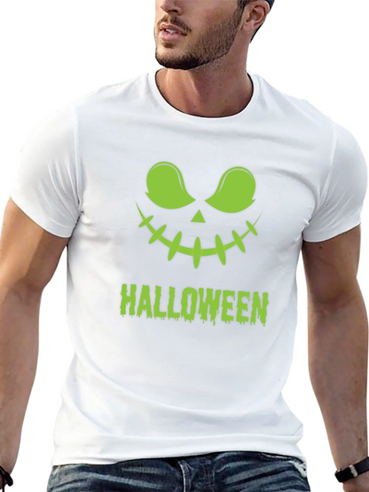 Halloween Jack-O-Lantern Graphic Tee - Black