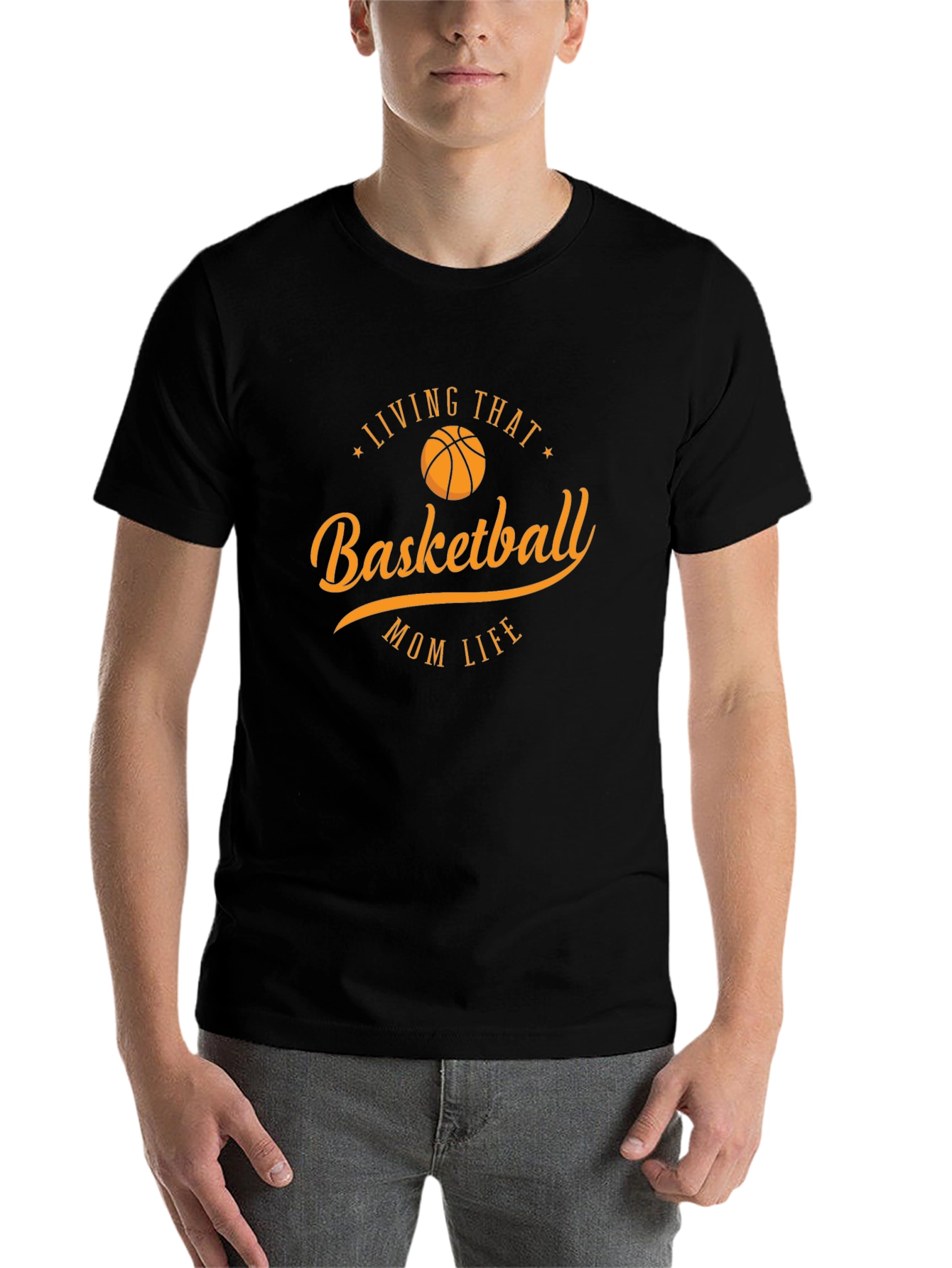 Basketball Mom Life T-Shirt - Sporty Graphic Tee