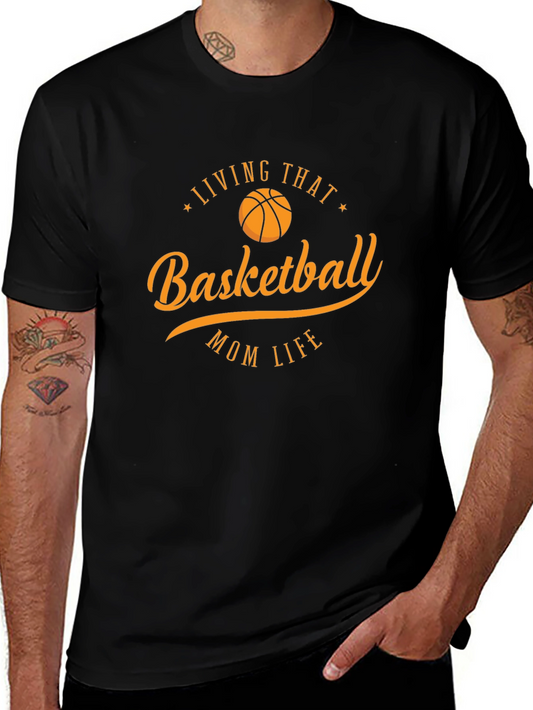 Basketball Mom Life T-Shirt - Sporty Graphic Tee