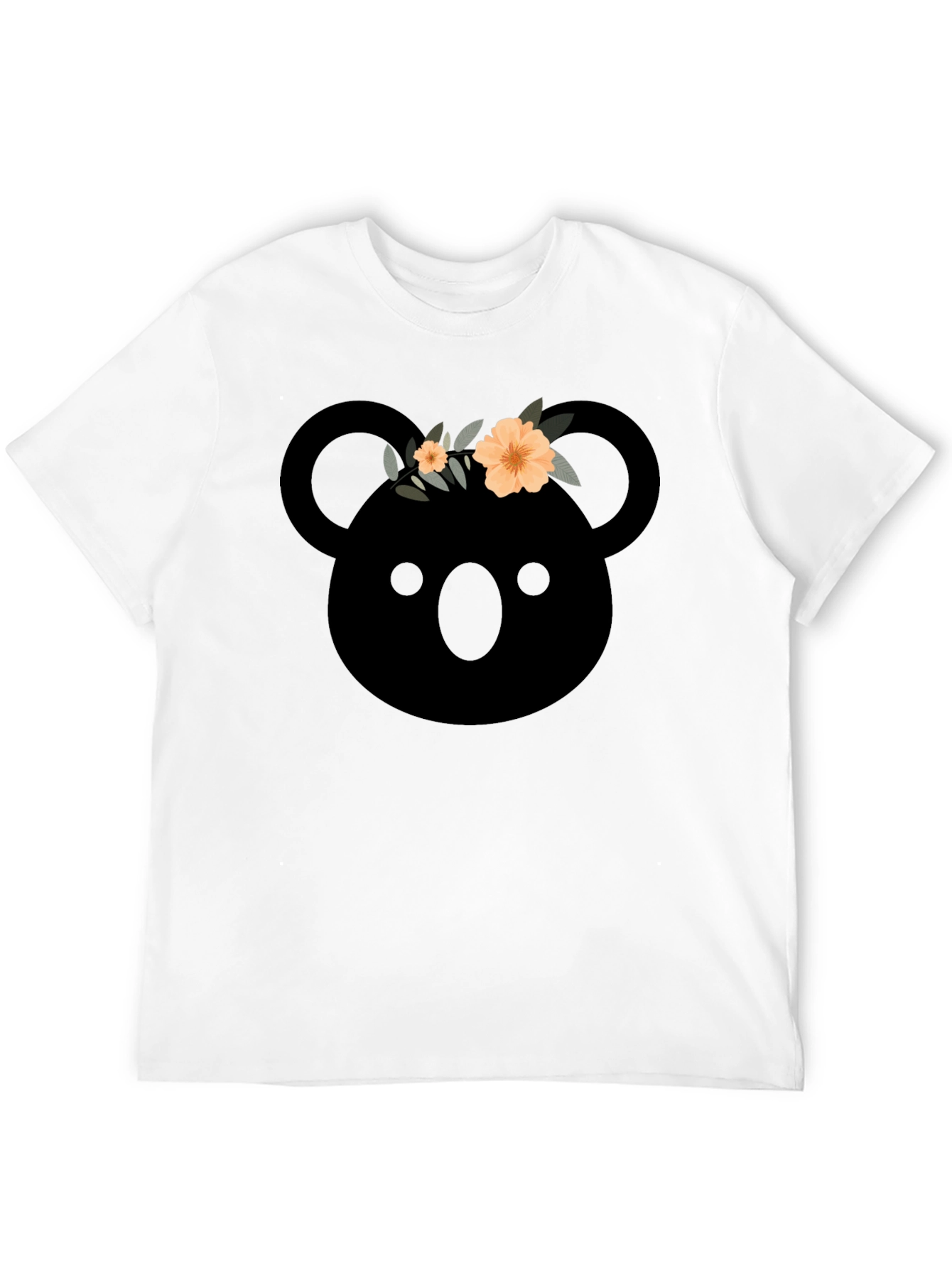 Koala with Flower Crown Graphic T-Shirt