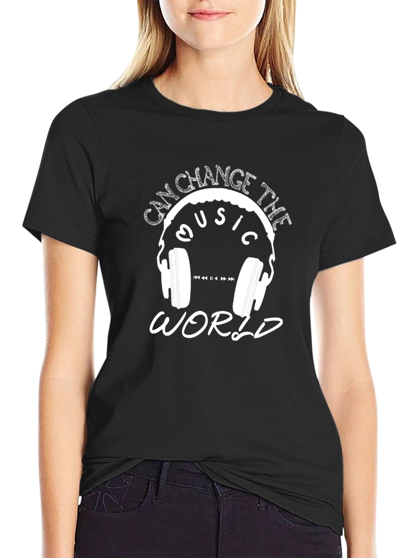 Music Can Change the World Graphic T-Shirt