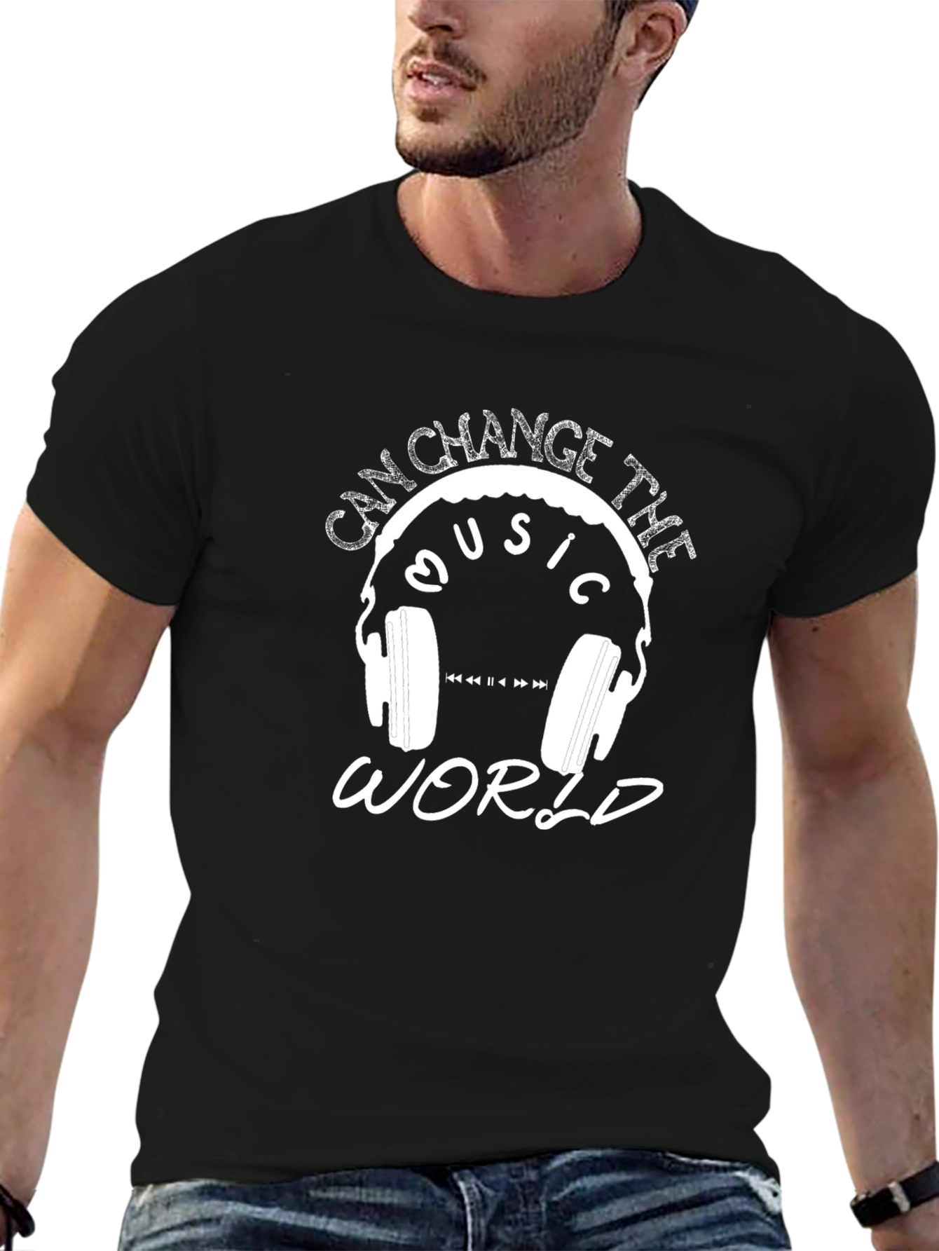 Music Can Change the World Graphic T-Shirt