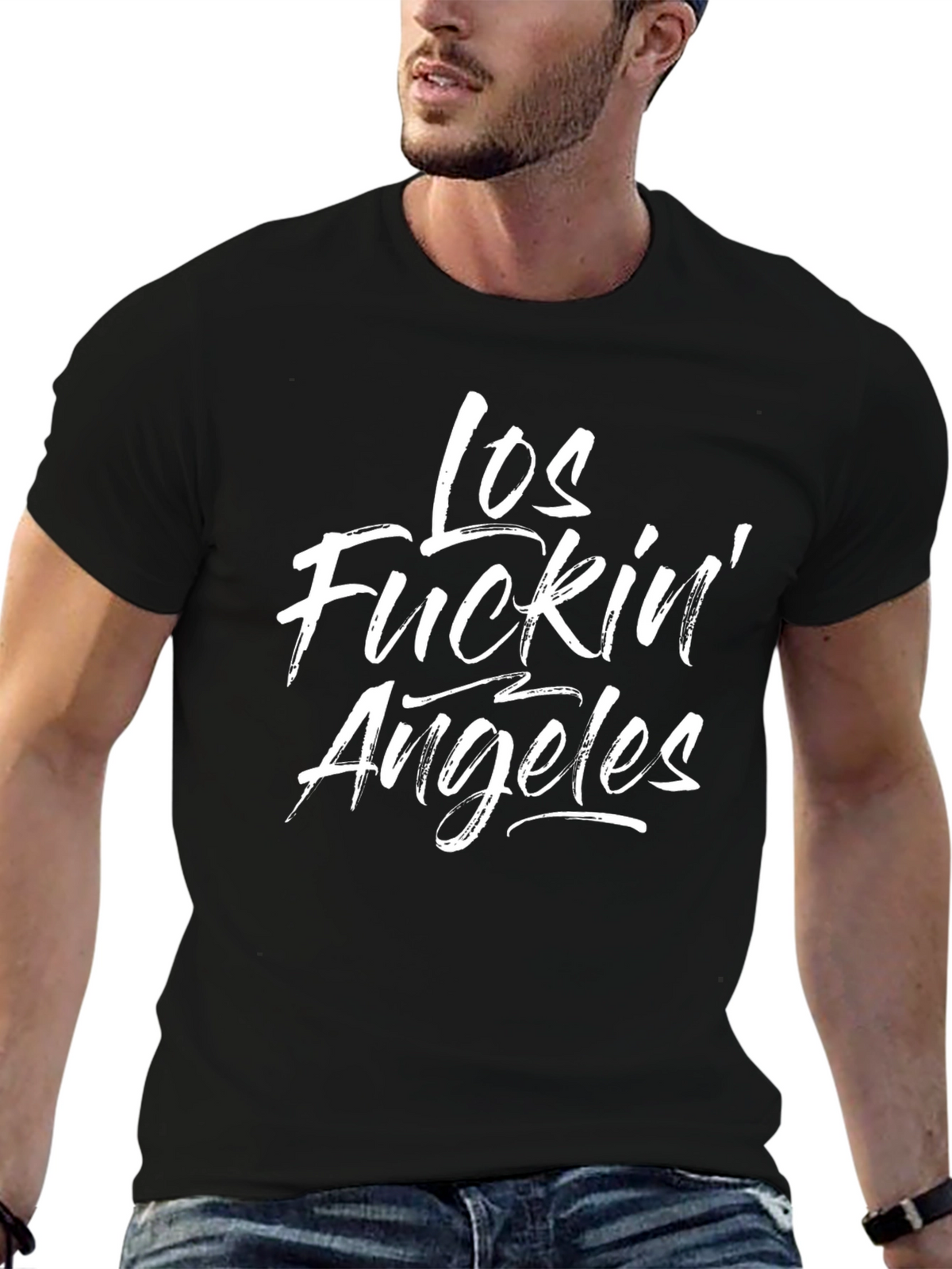 Los Fuckin Angeles Graphic Tee - Black
