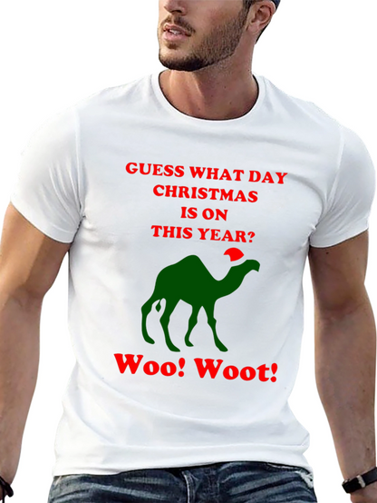 Guess What Day Camel Christmas Humor T-Shirt