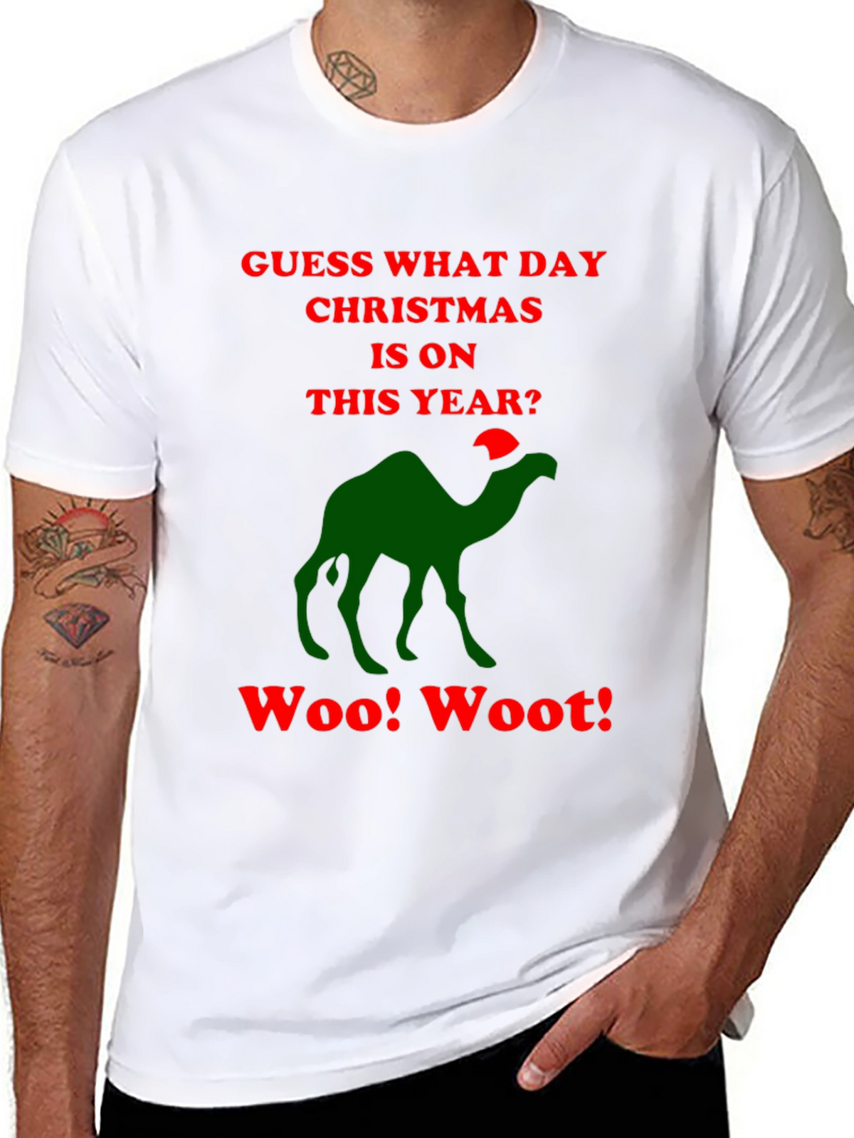 Guess What Day Camel Christmas Humor T-Shirt