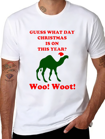 Guess What Day Camel Christmas Humor T-Shirt