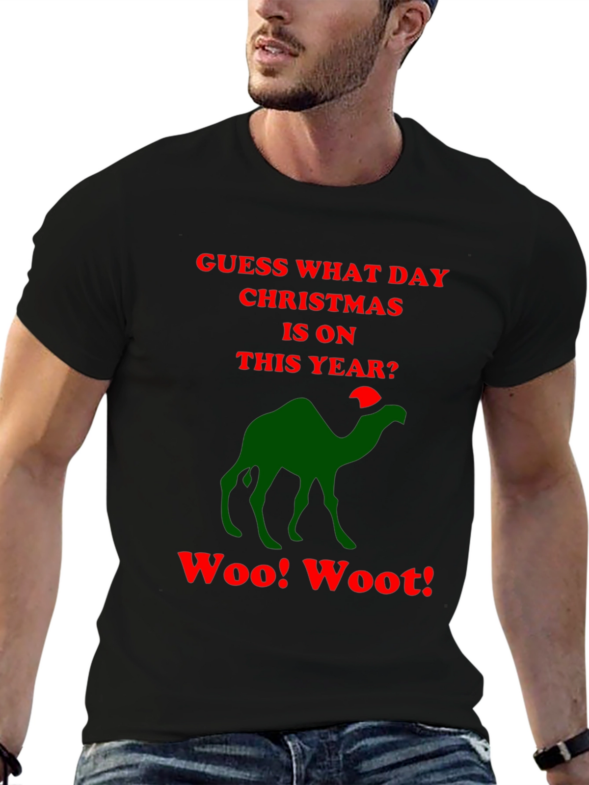 Guess What Day Camel Christmas Humor T-Shirt