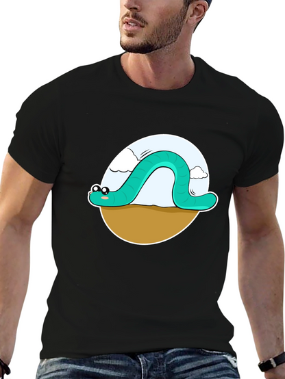 Cartoon Worm Graphic Tee