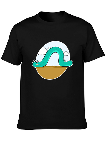 Cartoon Worm Graphic Tee