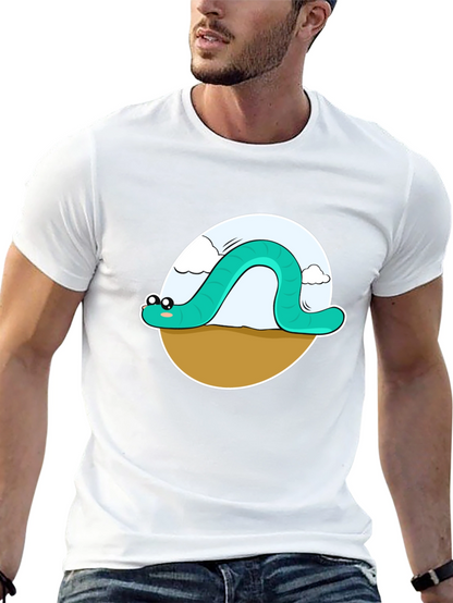 Cartoon Worm Graphic Tee
