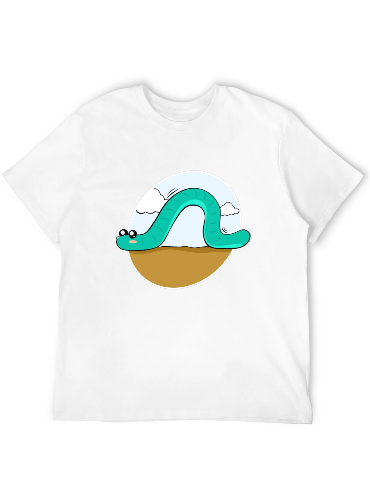 Cartoon Worm Graphic Tee