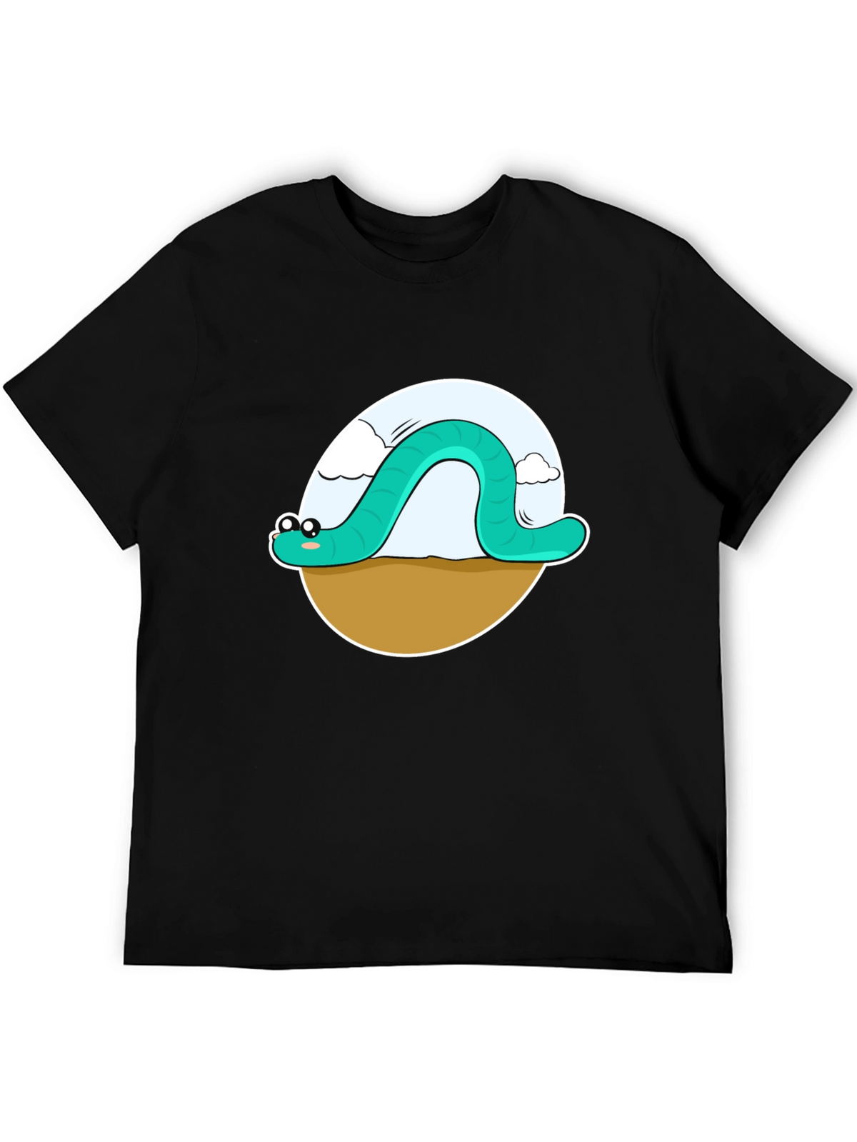 Cartoon Worm Graphic Tee