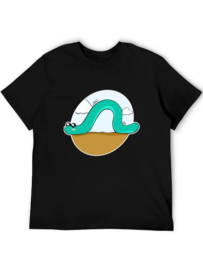 Cartoon Worm Graphic Tee