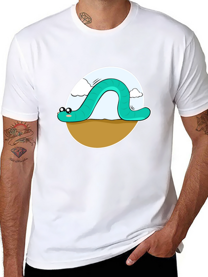 Cartoon Worm Graphic Tee