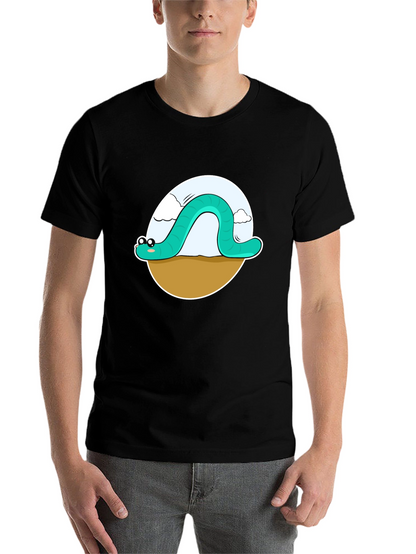 Cartoon Worm Graphic Tee