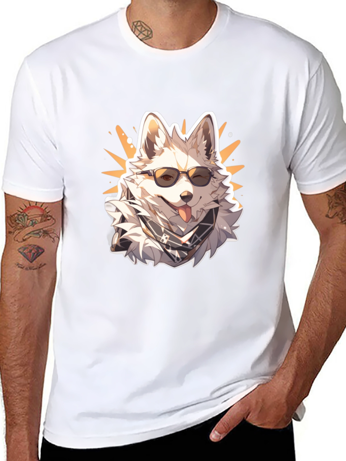 Cool Dog Graphic Tee - Urban Style
