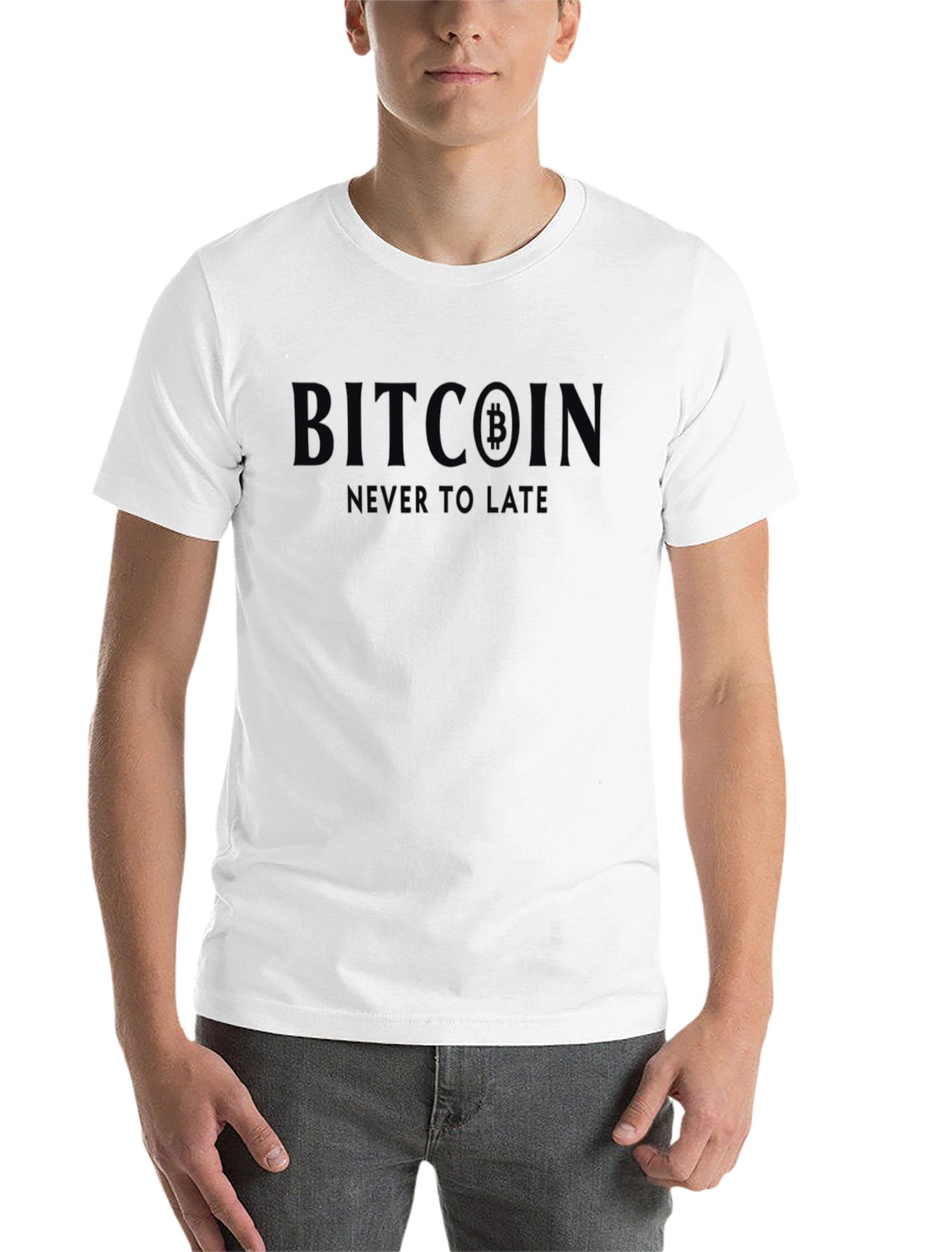 Bitcoin Never Too Late Graphic Tee