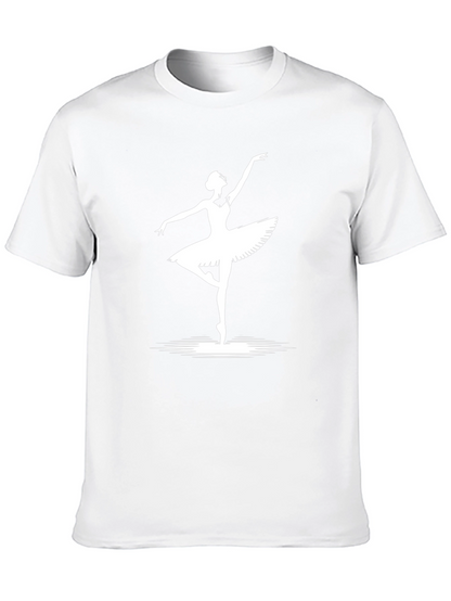 Ballet Dancer Graphic T-Shirt - Classic Black Tee
