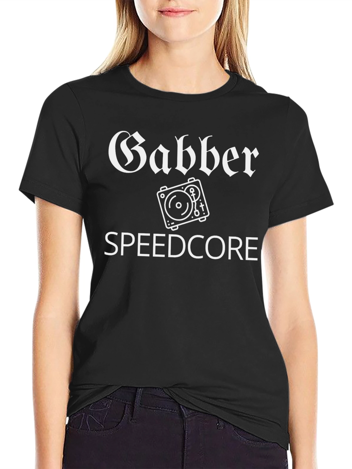 Gabber Speedcore Black T-Shirt