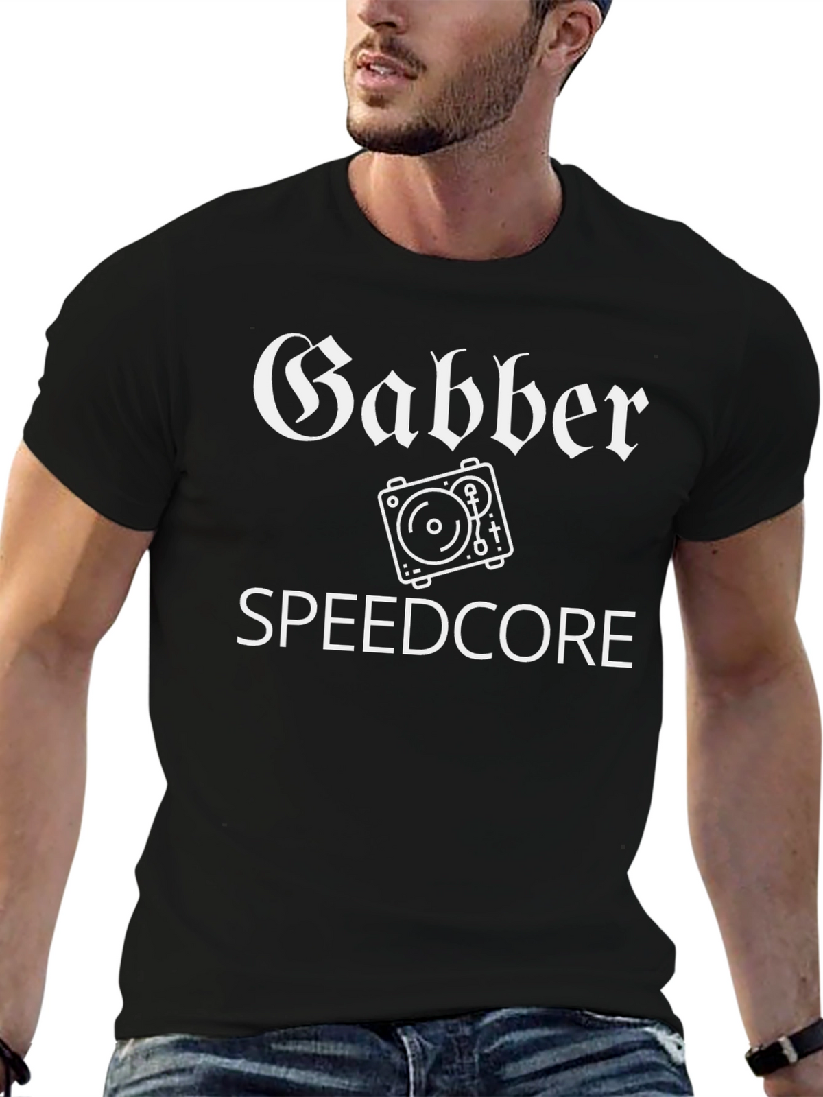 Gabber Speedcore Black T-Shirt