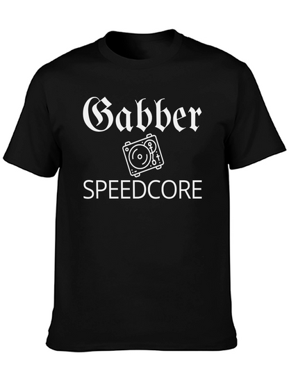 Gabber Speedcore Black T-Shirt