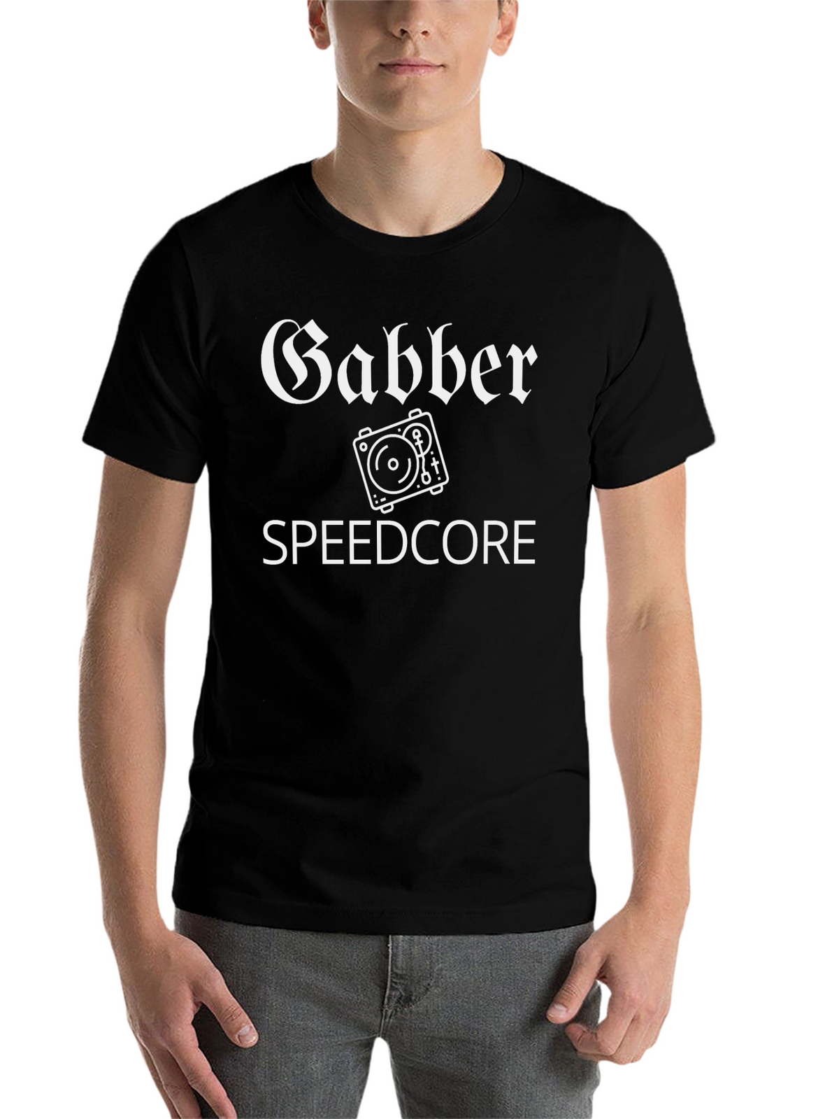 Gabber Speedcore Black T-Shirt