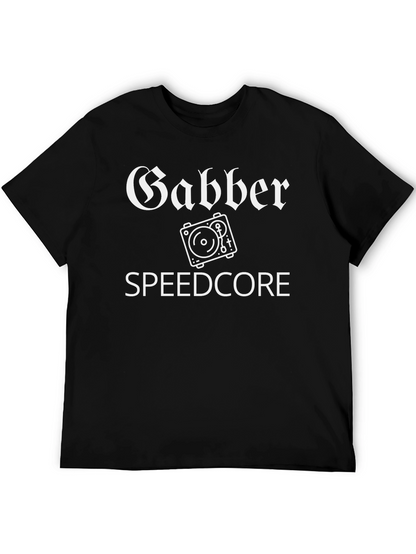 Gabber Speedcore Black T-Shirt