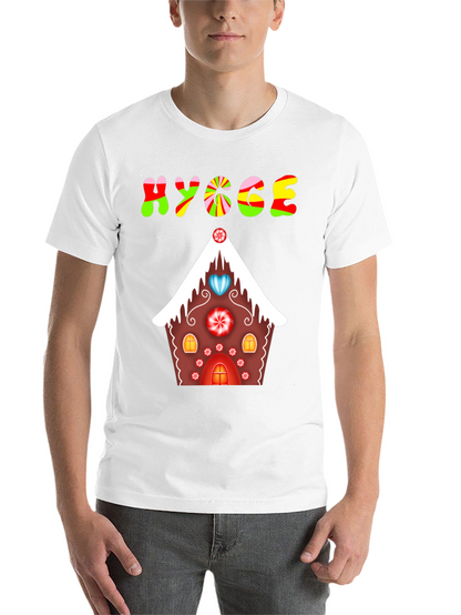 Hygge Gingerbread House Graphic Tee - Festive Comfort