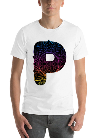 Mandala P Graphic Black T-Shirt