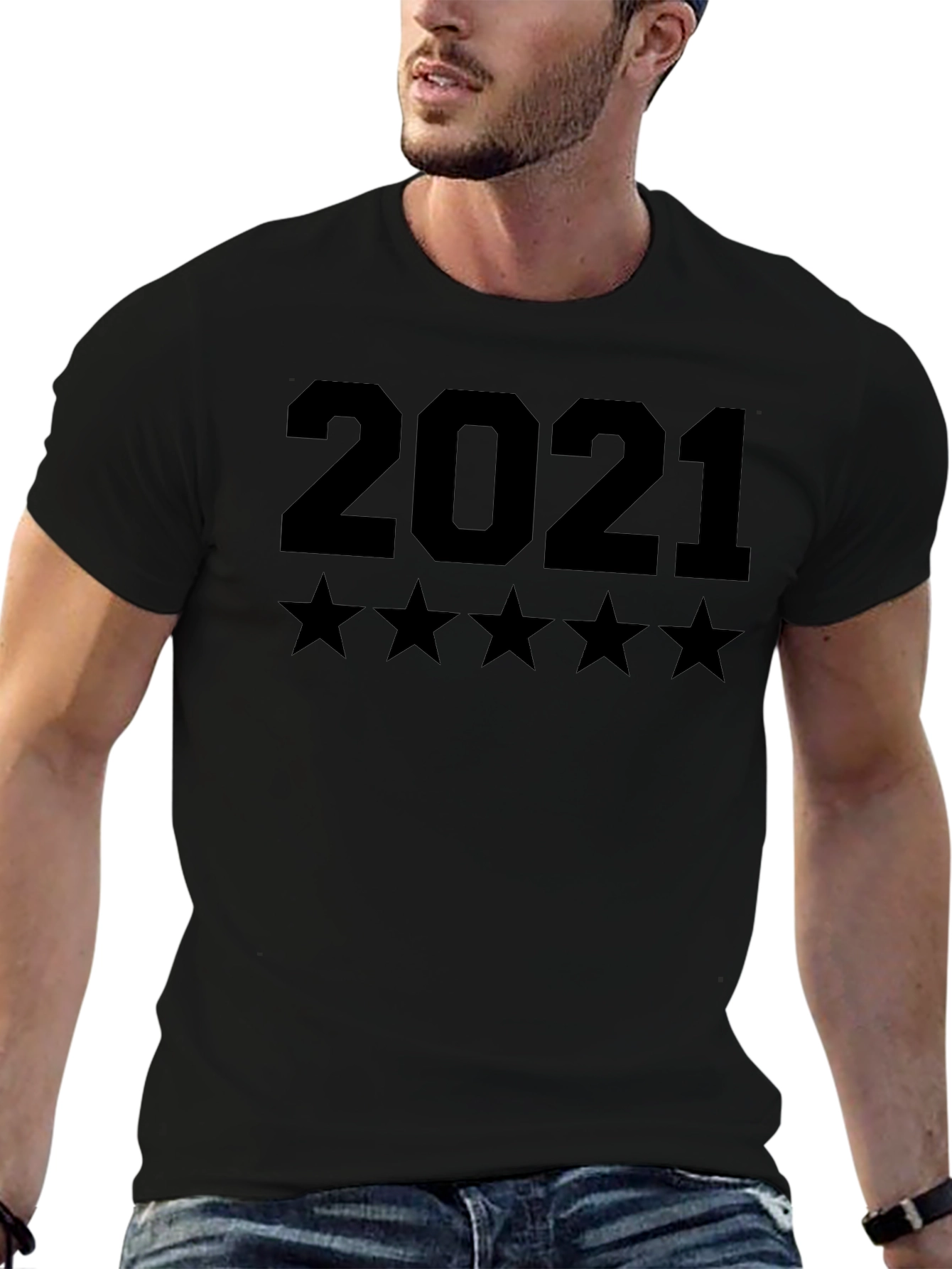 2021 Five-Star Black T-Shirt