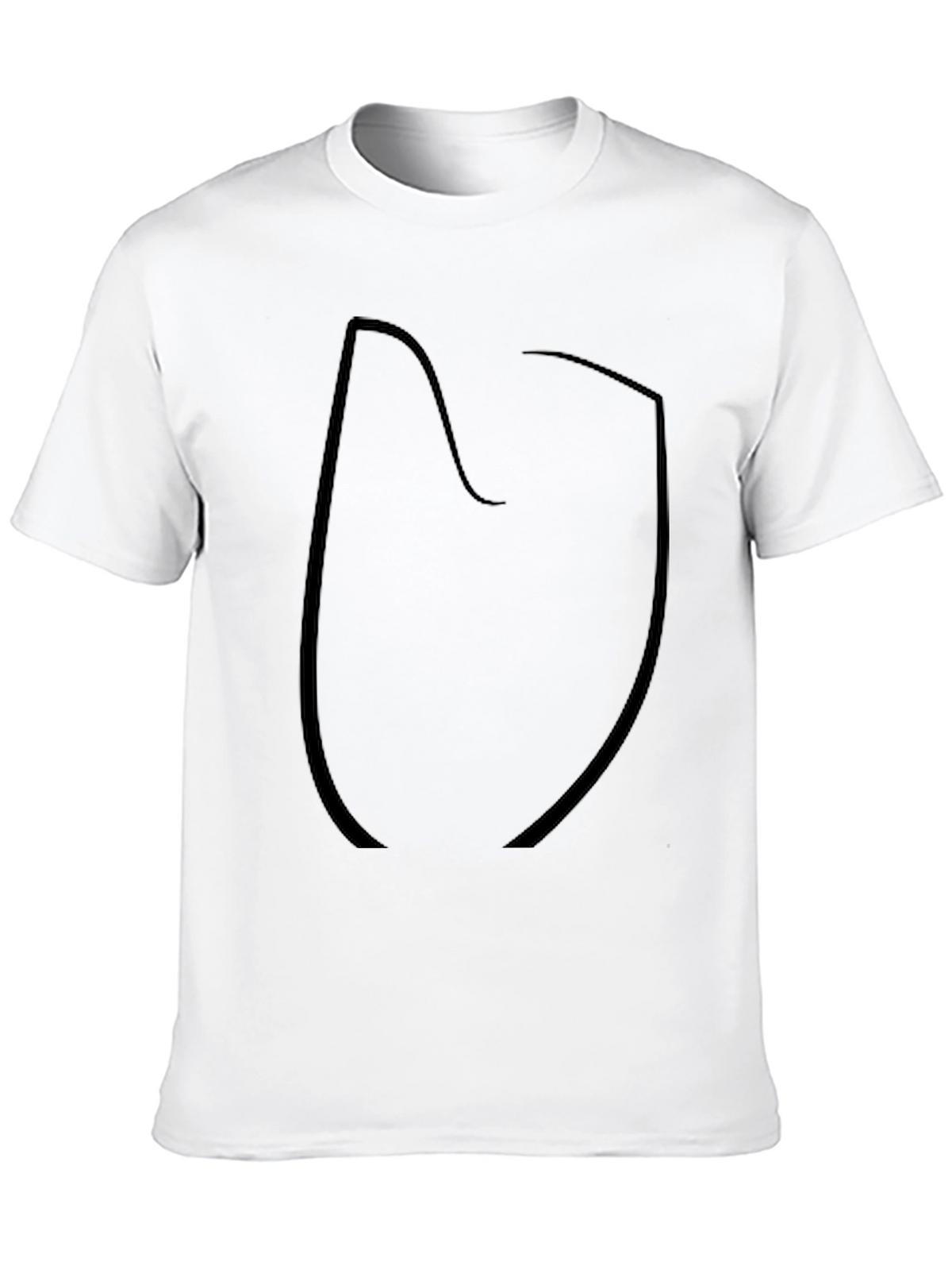 Mens Black Short Sleeve Graphic T-Shirt