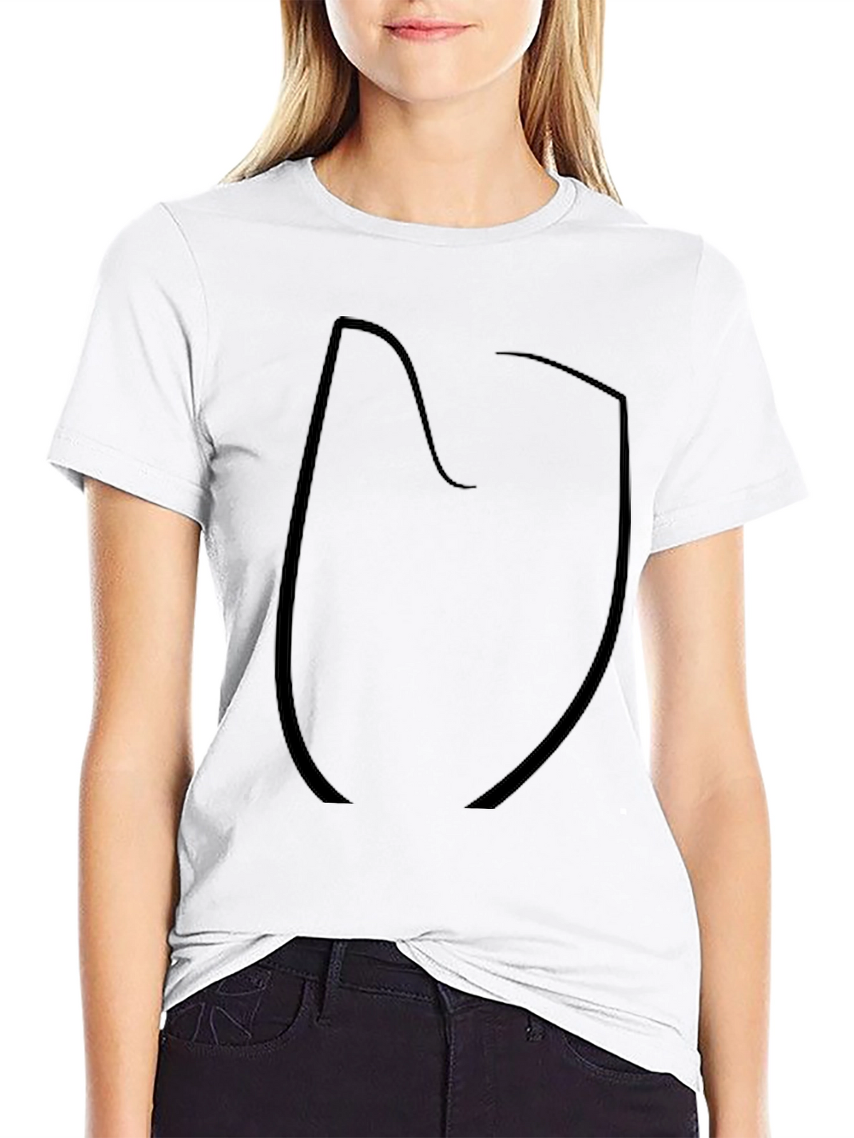 Mens Black Short Sleeve Graphic T-Shirt