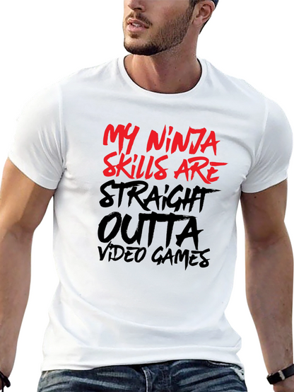 My Ninja Skills Video Game Black T-Shirt