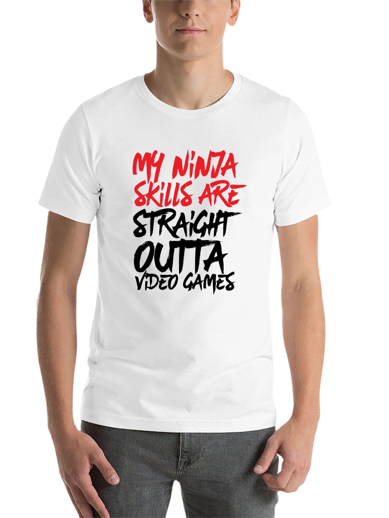 My Ninja Skills Video Game Black T-Shirt
