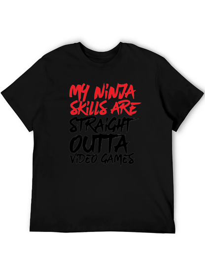 My Ninja Skills Video Game Black T-Shirt