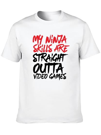 My Ninja Skills Video Game Black T-Shirt