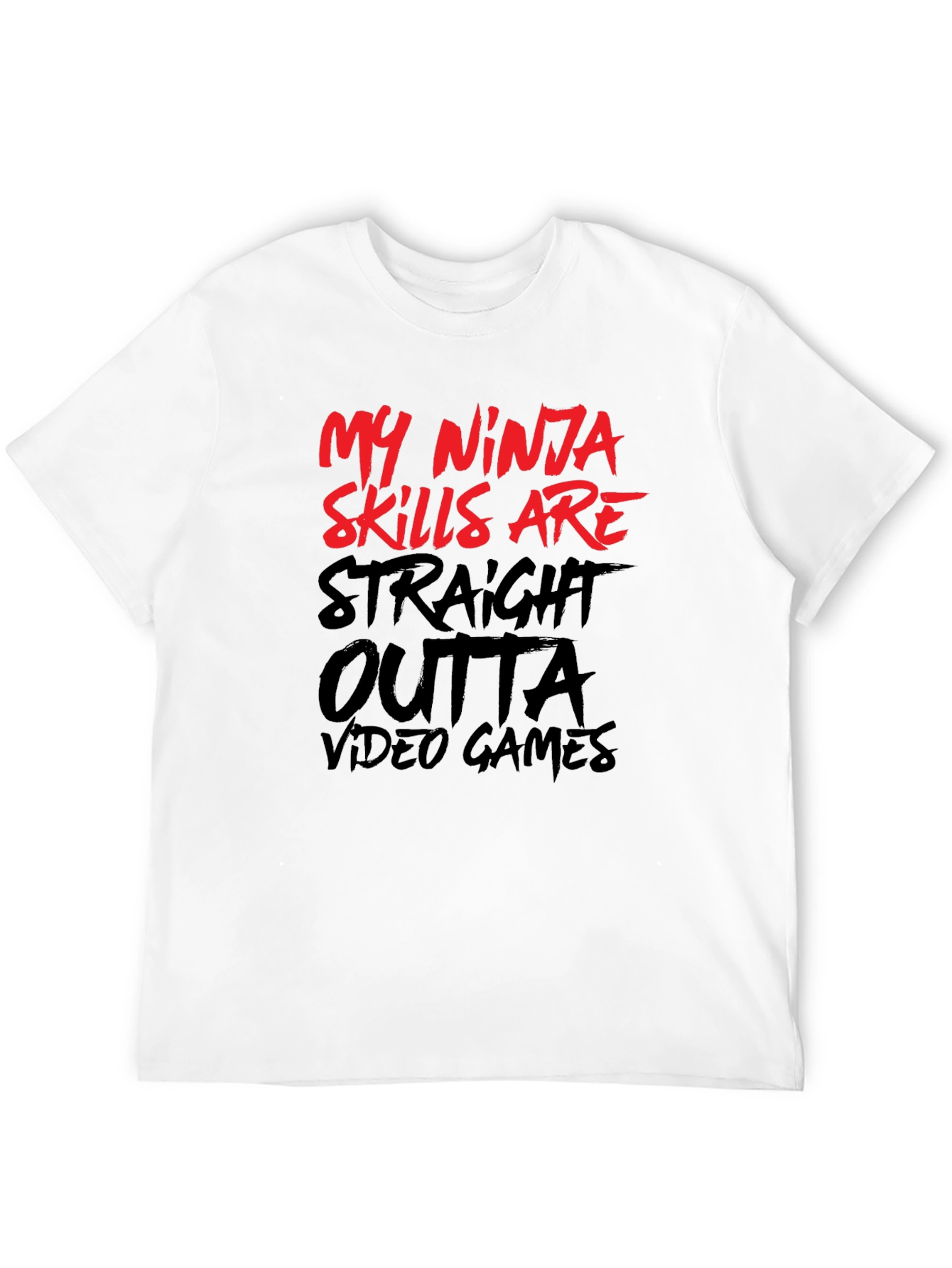 My Ninja Skills Video Game Black T-Shirt