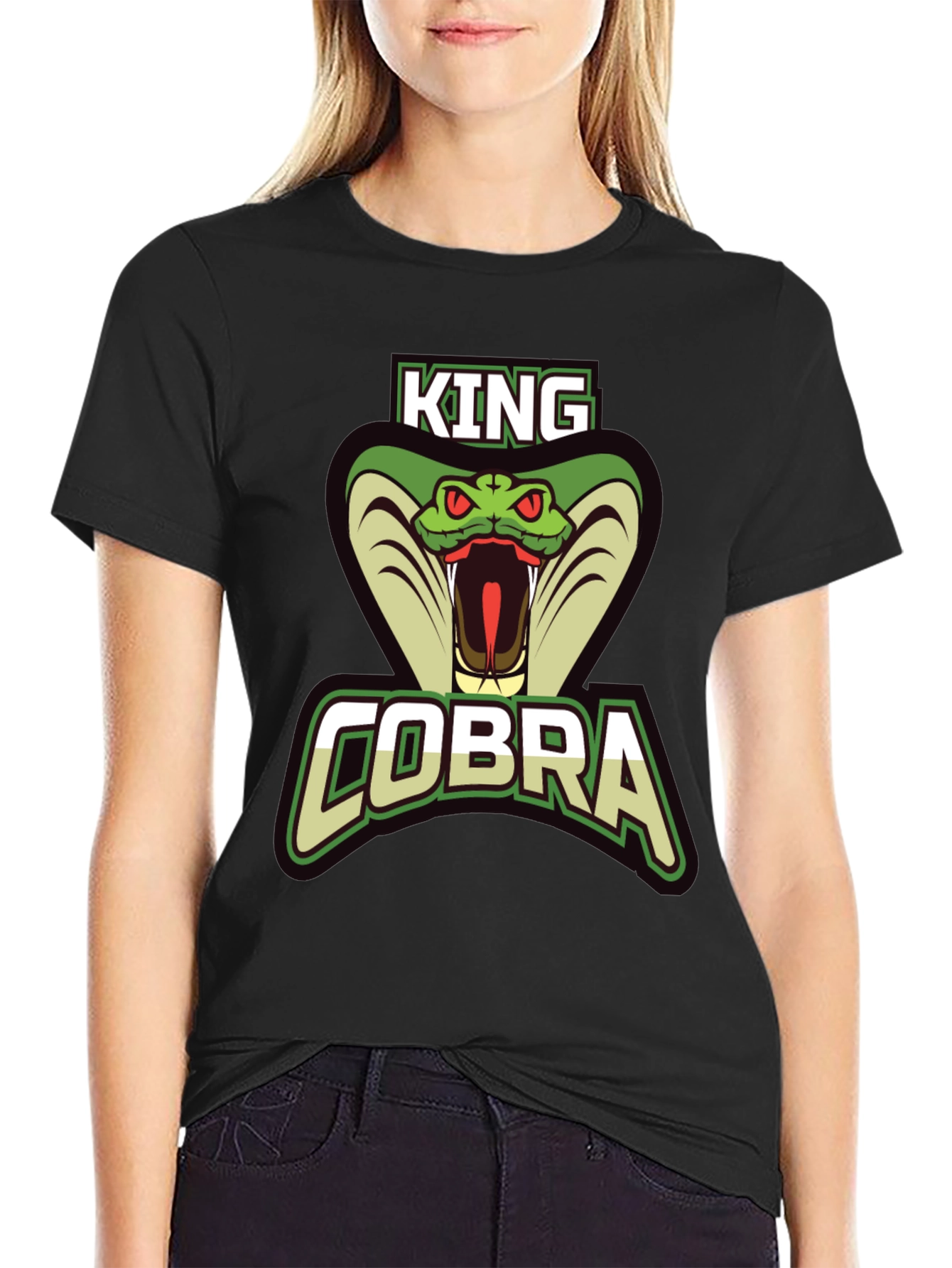 King Cobra Graphic Tee - Mens Black T-Shirt