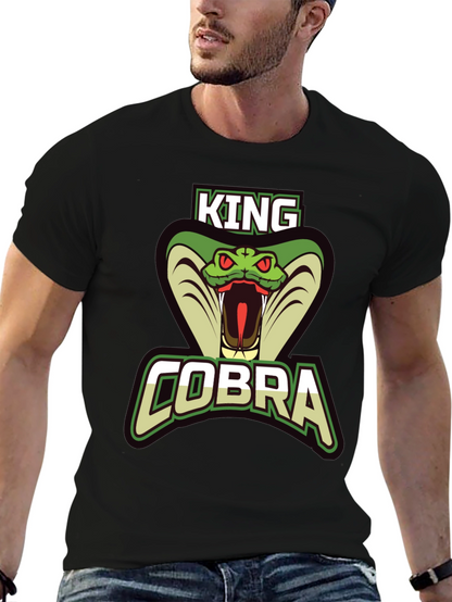 King Cobra Graphic Tee - Mens Black T-Shirt