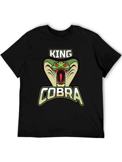 King Cobra Graphic Tee - Mens Black T-Shirt